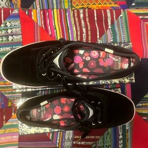 Kate Spade New York Black Velvet Keds Sneaker